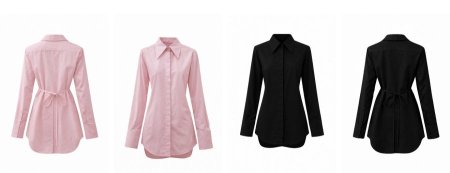 قميص لونا مخصر